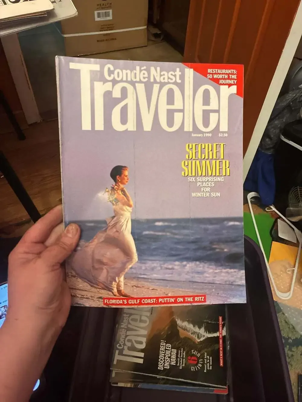 Condé Nast Traveler Magazine January 1990 Issue